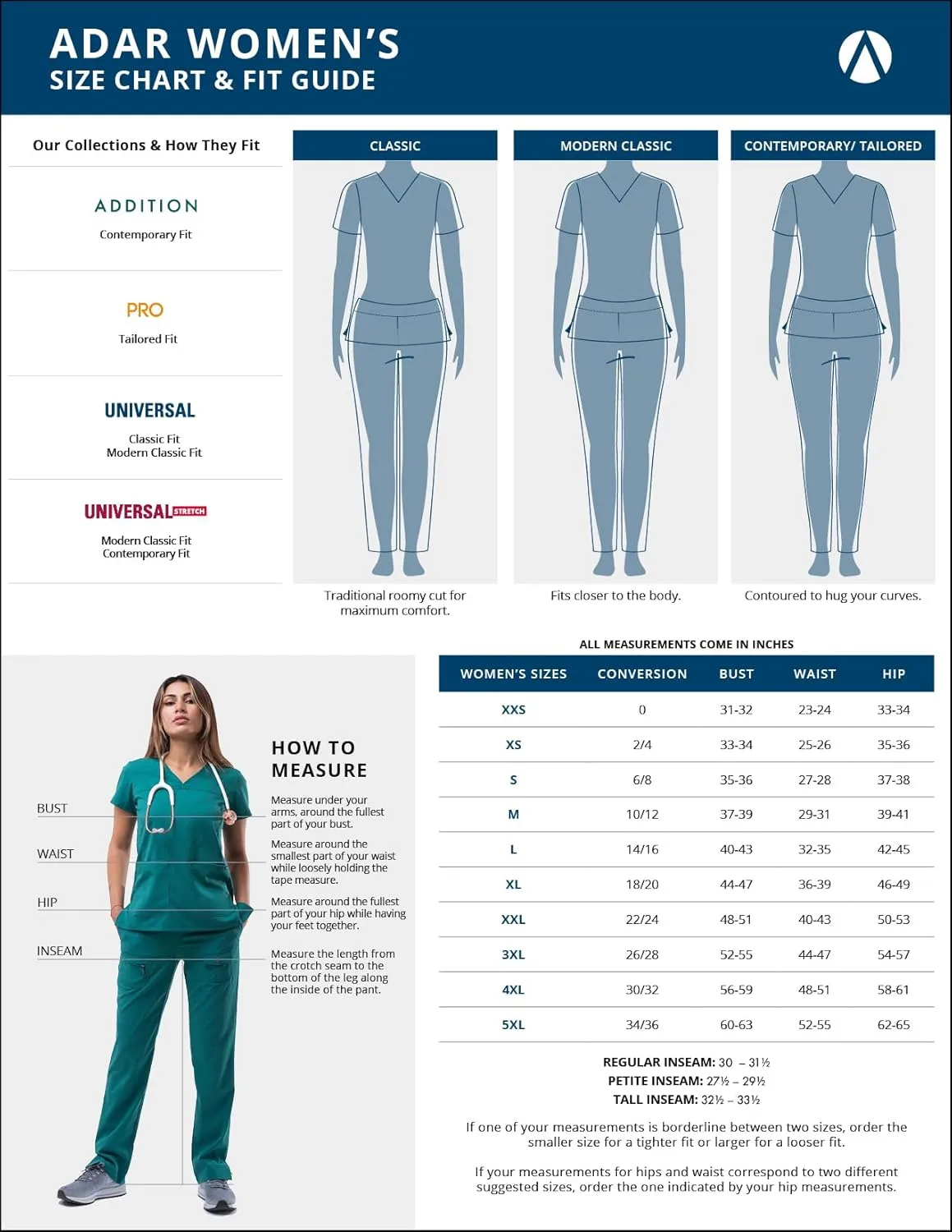 Adar Addition Scrubs for Women - Skinny Leg Cargo Drawstring Scrub Pants