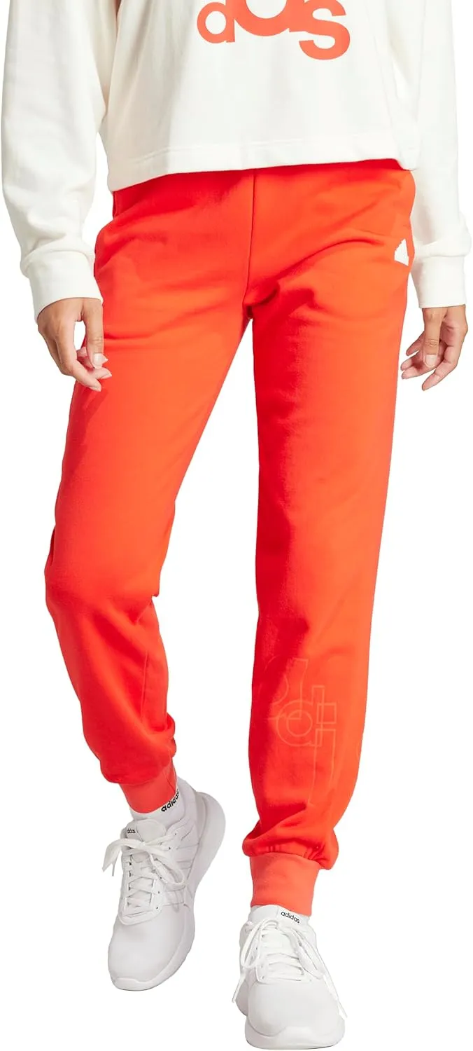 adidas Women's Printed French Terry Regular Pants