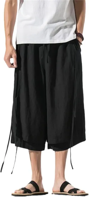Alloaone Men Streetwear Harem Pants Chinese Style Jogging Pants Male Sweatpants Pants