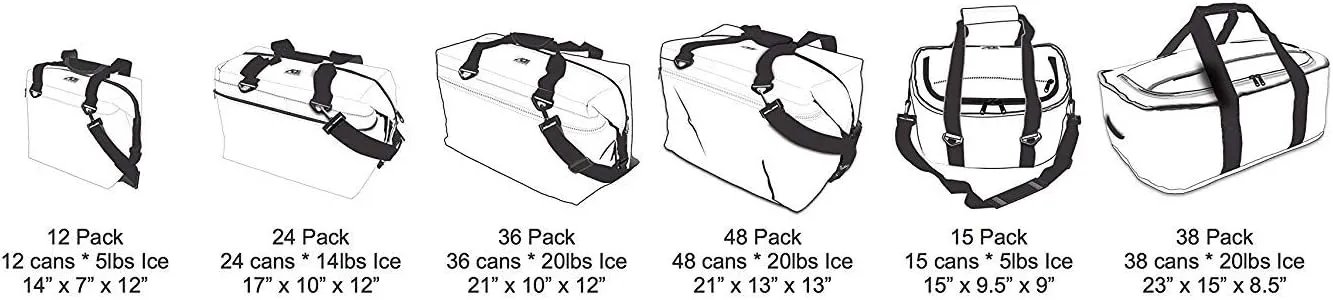 AO Coolers Original Soft-Sided Cooler Bag, Leak-Proof, Insulated, Lightweight