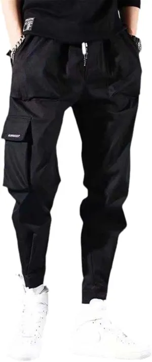 Aoleaky Men's Harem Pants Hip Hop Spring/Summer Cargo Pants Casual Streetwear Trousers