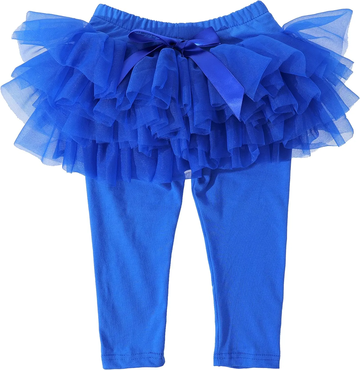 Ashken Baby Toddler Girls' Tutu Leggings Tulle Ruffle Skirted Pants Footless Tights (3 Months-5T)