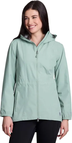 Avalanche Women's Casual Hooded Soft Shell Lightweight Rain Jacket With Pockets