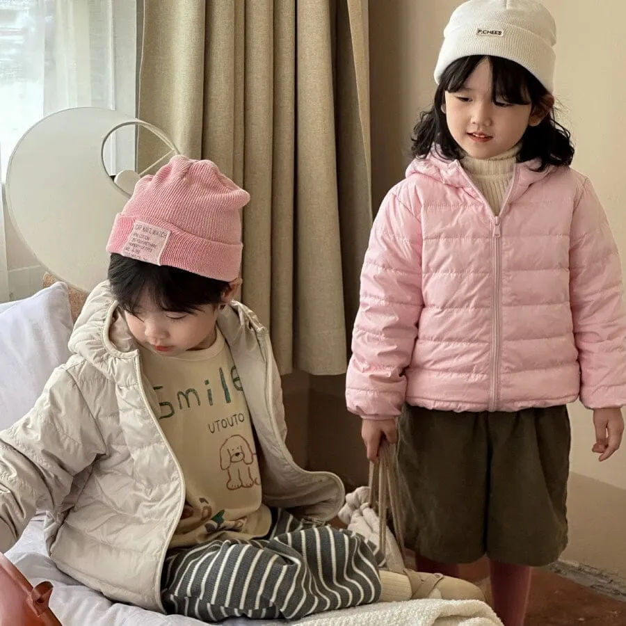 Basic Solid Color Ultra Light Down Jackets