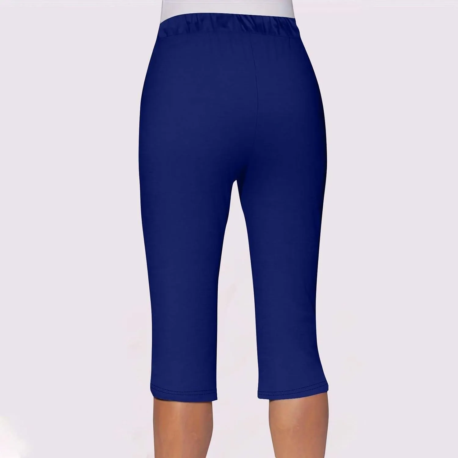 Capri Leggings for Women Knee Length Petite 2025 Summer High Waisted Athletic Workout Yoga Pants with Pockets