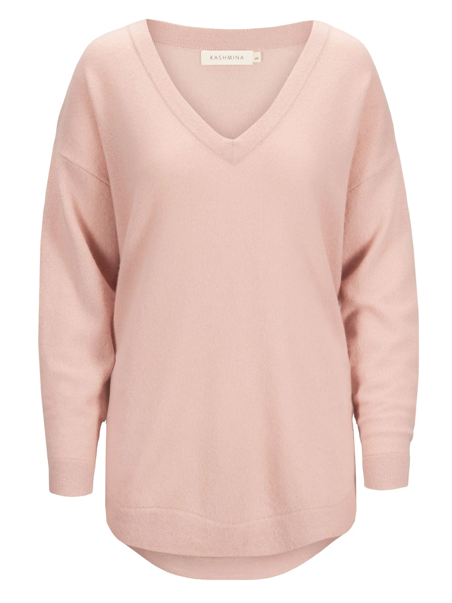 Cashmere sweater "Alva" - rose glow