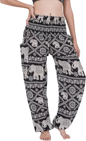 CHAINUPON Harem Pants Women Flowy Trouser Yoga Boho Hippie Clothes