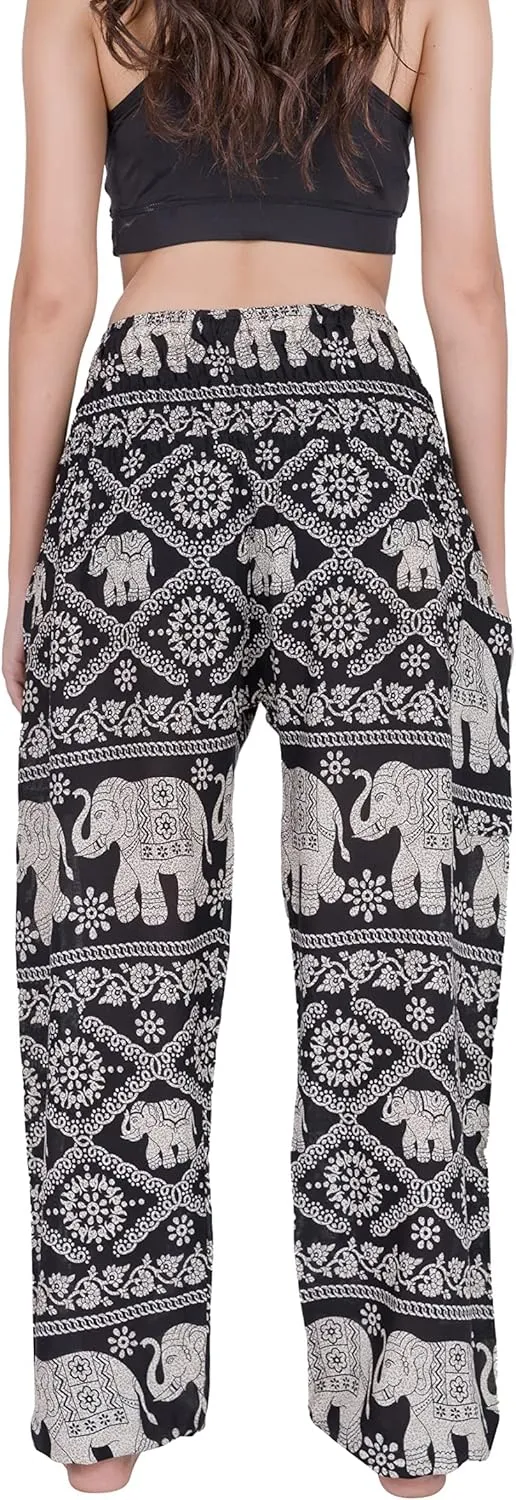 CHAINUPON Harem Pants Women Flowy Trouser Yoga Boho Hippie Clothes