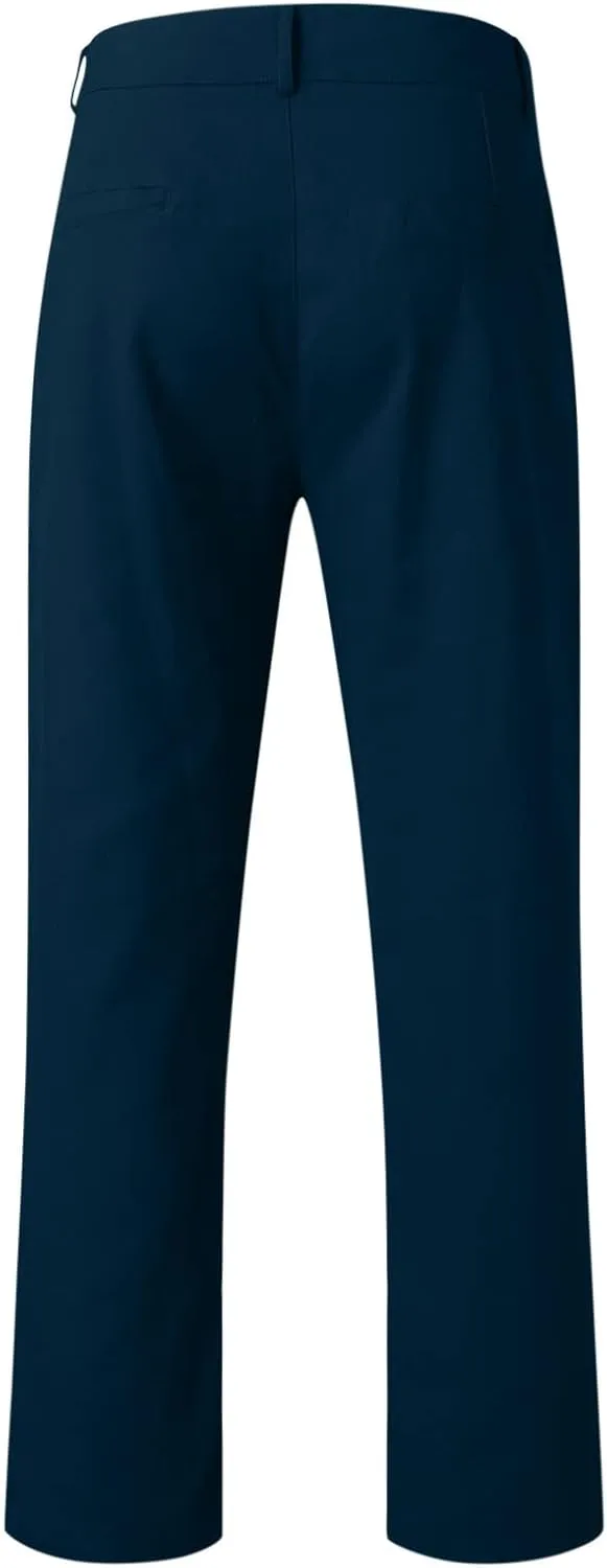 CRNTCEM Business Pant for Men Regular Fit Outdoor Work Golf Pants Athletic Workout Skinny Leg Khaki Cropped Pencil Trousers