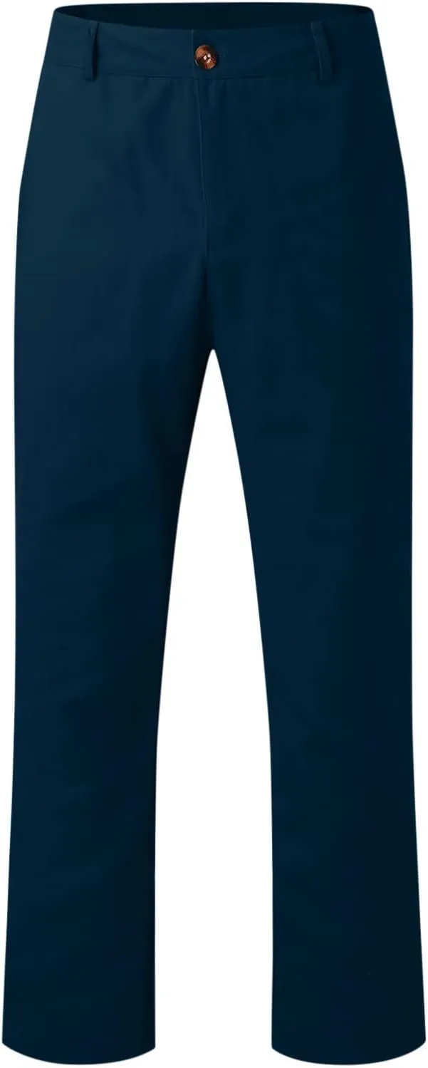 CRNTCEM Business Pant for Men Regular Fit Outdoor Work Golf Pants Athletic Workout Skinny Leg Khaki Cropped Pencil Trousers