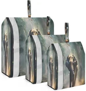 Elephant Woodlands Packing Cubes for Travel 3 Set Luggage Packing Cubes Luggage Cubes for Packing Compression