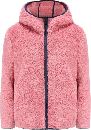 Girl's Jacket Kids Full Zip Ultra Soft Sherpa Fleece Hoodie Sweatshirt