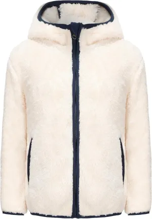 Girl's Jacket Kids Full Zip Ultra Soft Sherpa Fleece Hoodie Sweatshirt