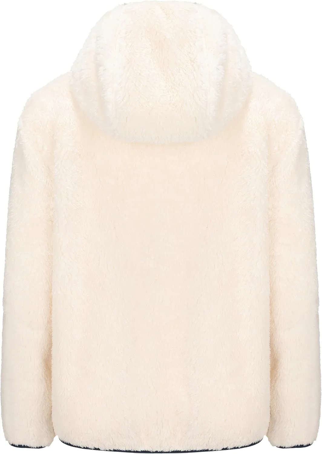 Girl's Jacket Kids Full Zip Ultra Soft Sherpa Fleece Hoodie Sweatshirt