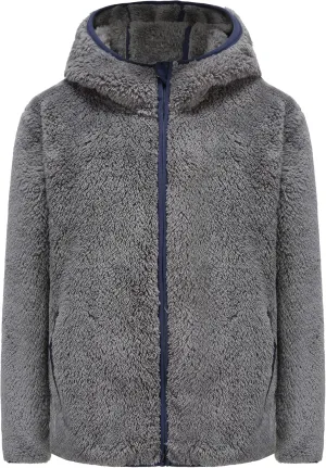 Girl's Jacket Kids Full Zip Ultra Soft Sherpa Fleece Hoodie Sweatshirt