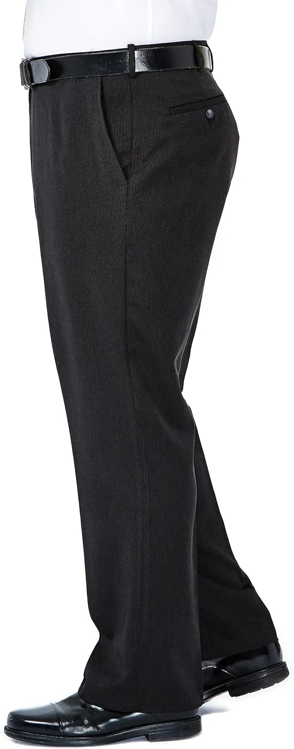 Haggar Men's Classic Fit Soild Stretch Suit Separate Pant (Regular and Big and Tall)