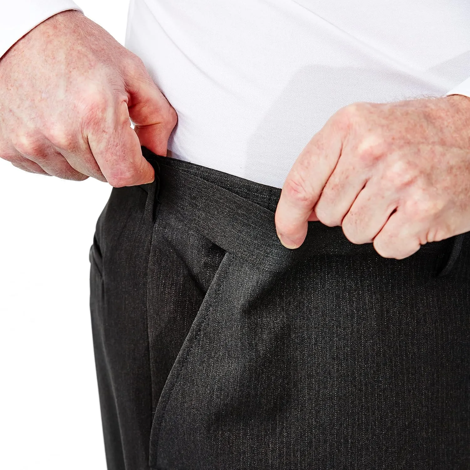 Haggar Men's Classic Fit Soild Stretch Suit Separate Pant (Regular and Big and Tall)