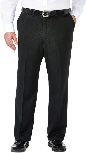 Haggar Men's Classic Fit Soild Stretch Suit Separate Pant (Regular and Big and Tall)