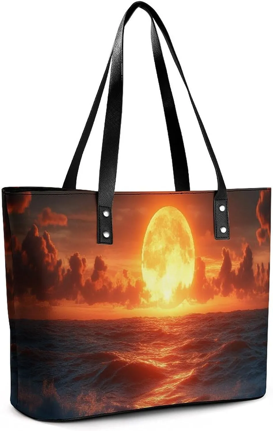 HAPPY 2025 Women Soft Leather Handbags Tote Purses Shoulder Bucket Bags
