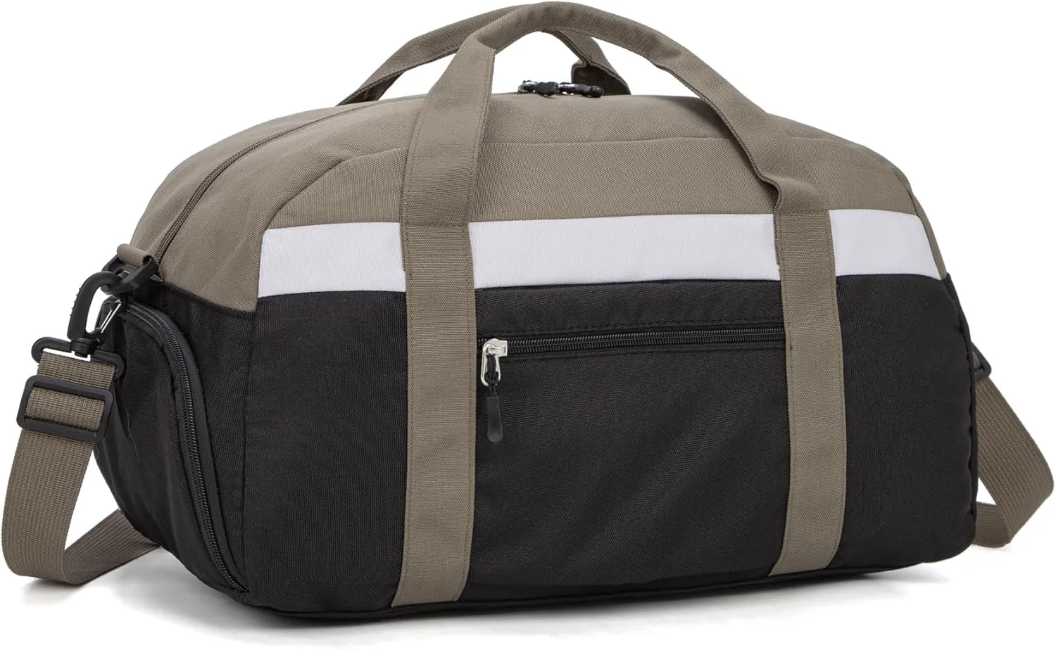 HawLander Kids Duffle Bag for Boys or Girls, Fit School Practice, or Overnight Travel (Black)