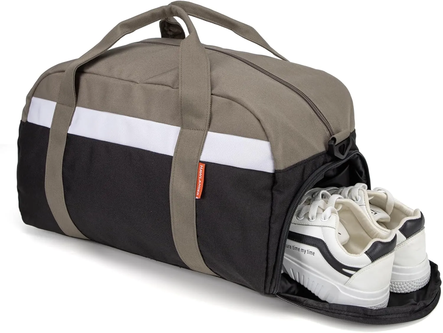 HawLander Kids Duffle Bag for Boys or Girls, Fit School Practice, or Overnight Travel (Black)