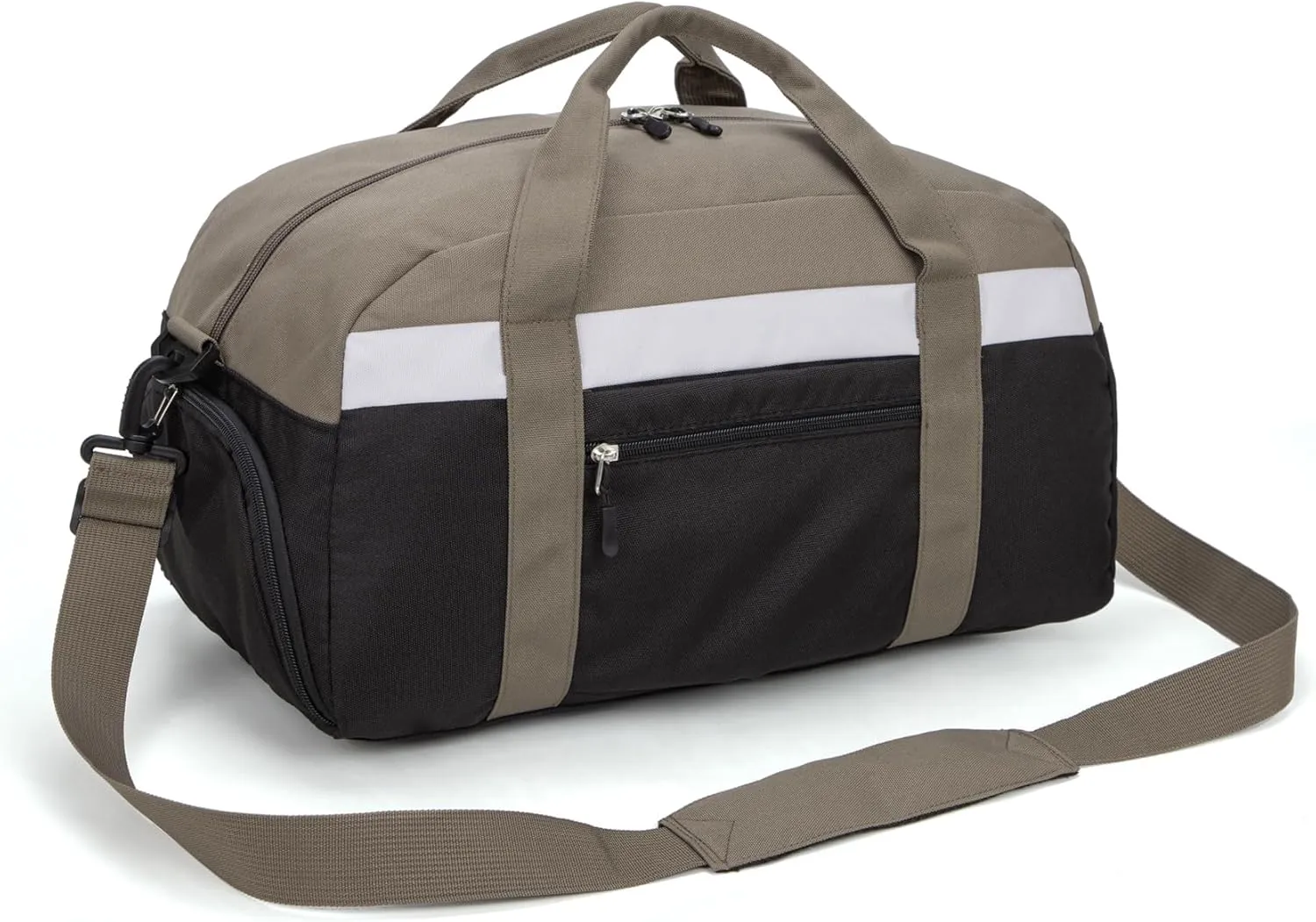 HawLander Kids Duffle Bag for Boys or Girls, Fit School Practice, or Overnight Travel (Black)