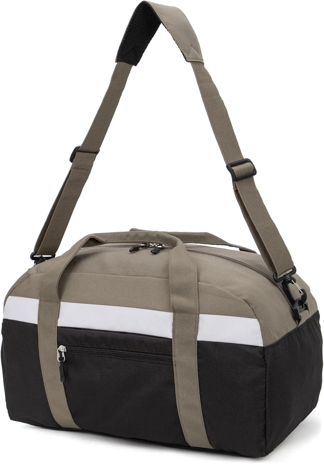 HawLander Kids Duffle Bag for Boys or Girls, Fit School Practice, or Overnight Travel (Black)