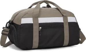 HawLander Kids Duffle Bag for Boys or Girls, Fit School Practice, or Overnight Travel (Black)