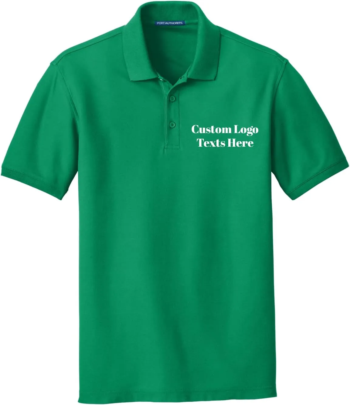 INK STITCH K100 Men Custom Stitching Embroidery Logo Text Design Your Own Core Pique Polo Shirts