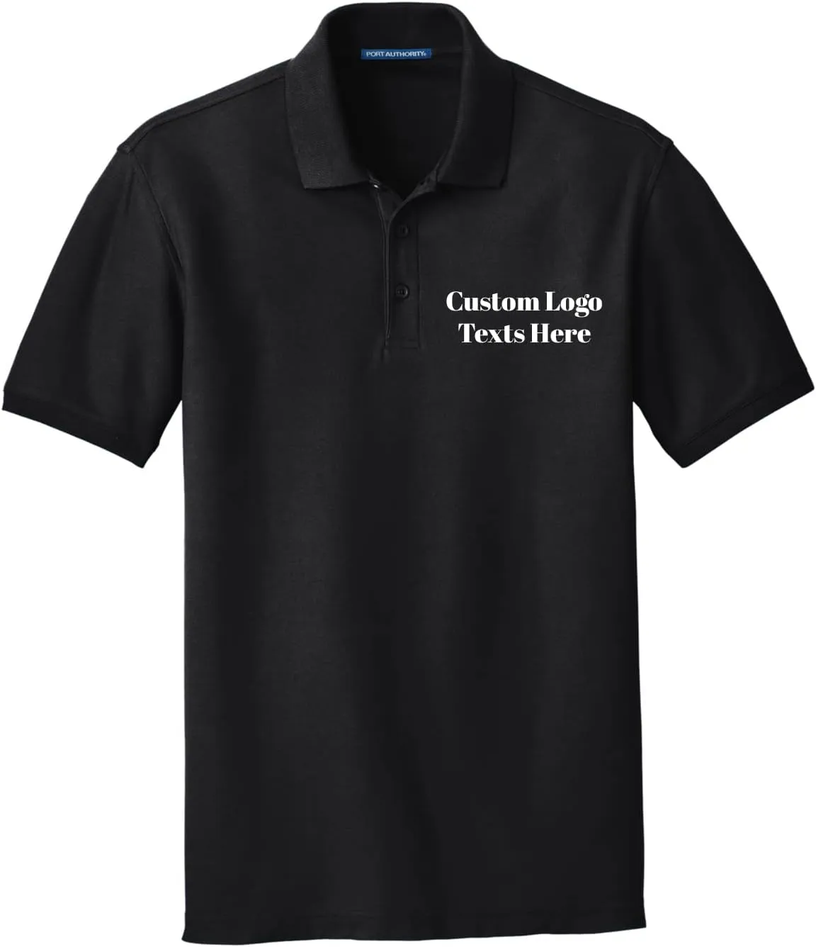 INK STITCH K100 Men Custom Stitching Embroidery Logo Text Design Your Own Core Pique Polo Shirts