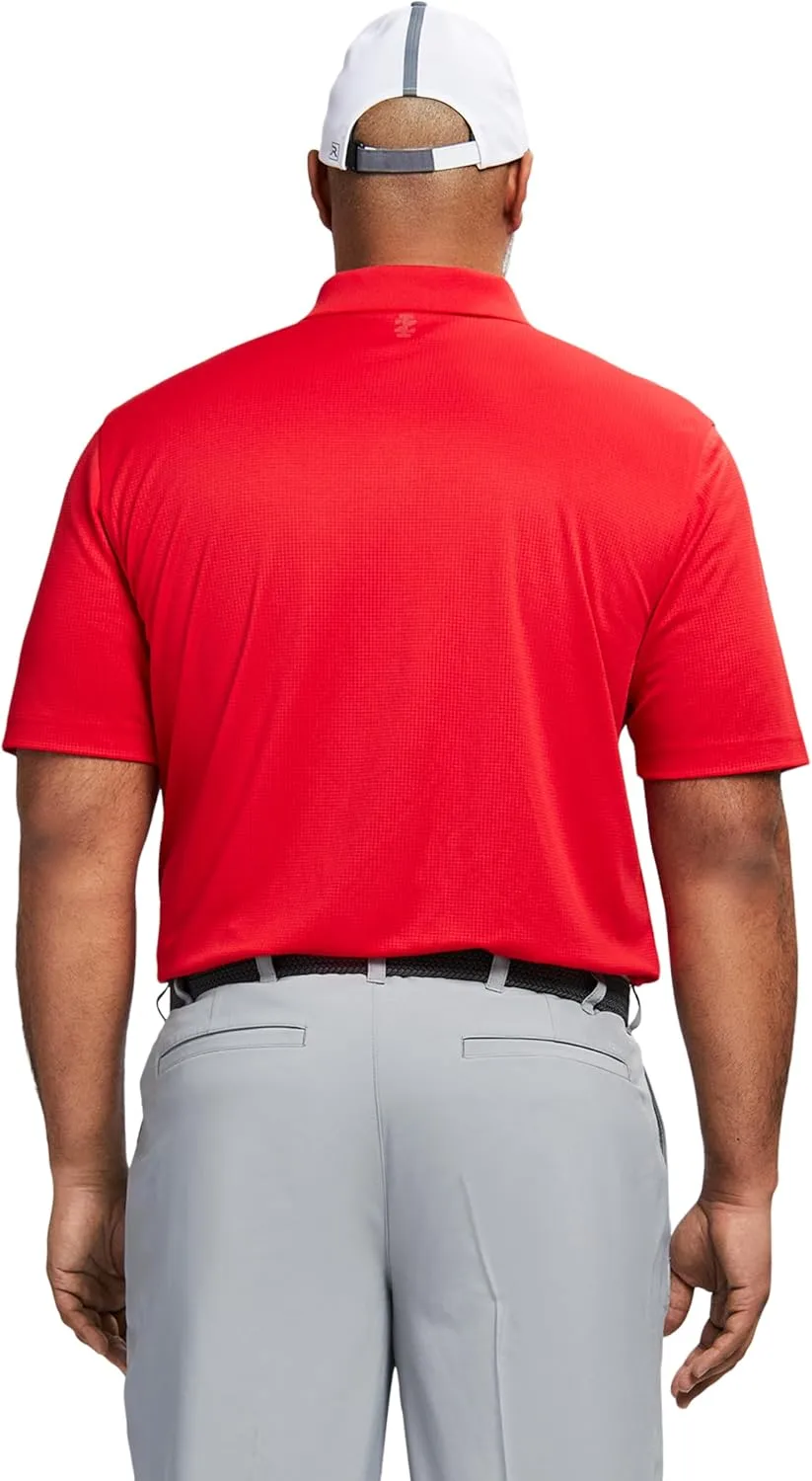 IZOD Men's Big and Tall Performance Golf Grid Polo