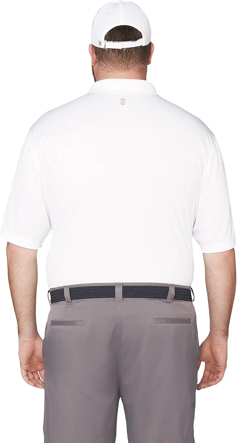 IZOD Men's Big and Tall Performance Golf Grid Polo