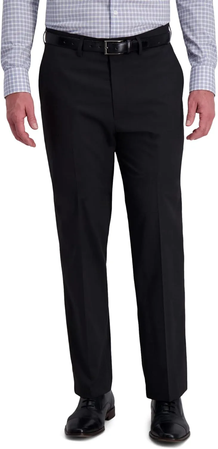 J.M. Haggar Men's Classic Fit Flat Front Dress Pant-Regular and Big & Tall Sizes