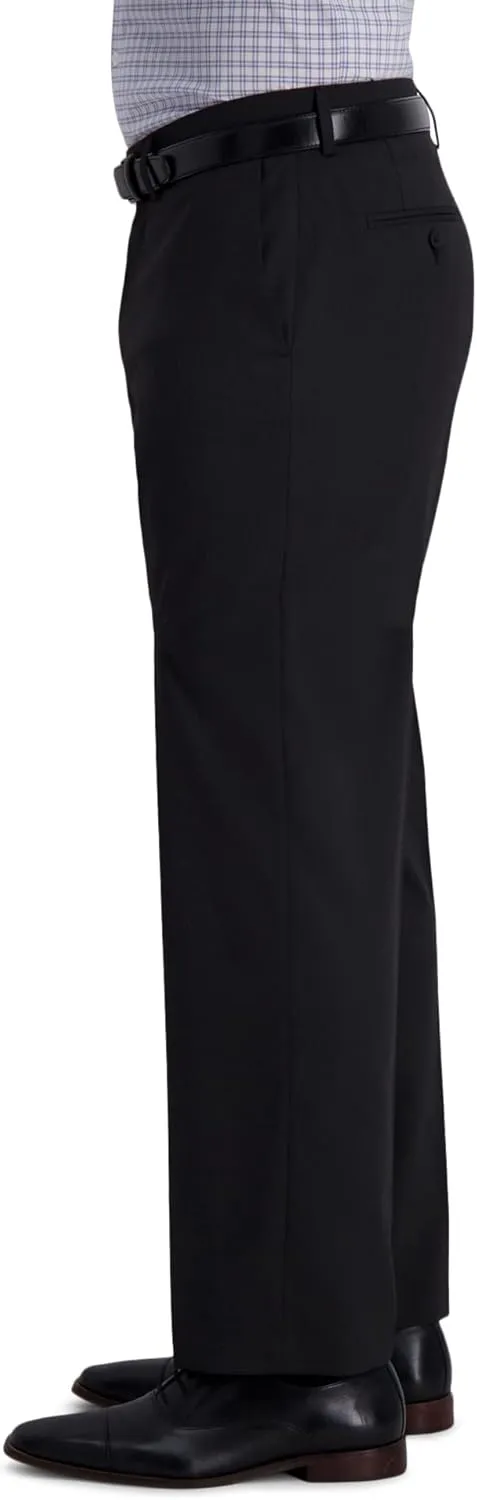J.M. Haggar Men's Classic Fit Flat Front Dress Pant-Regular and Big & Tall Sizes