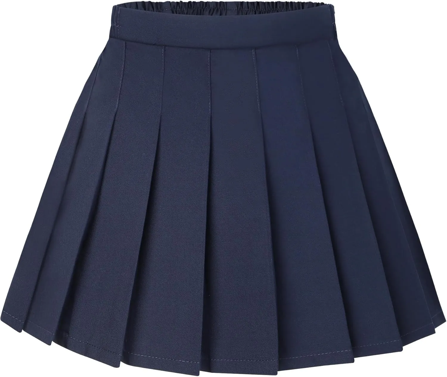 KEREDA Girls Pleated Mini Skirt High Waist Tennis School Uniform Skirts 4-14 Years