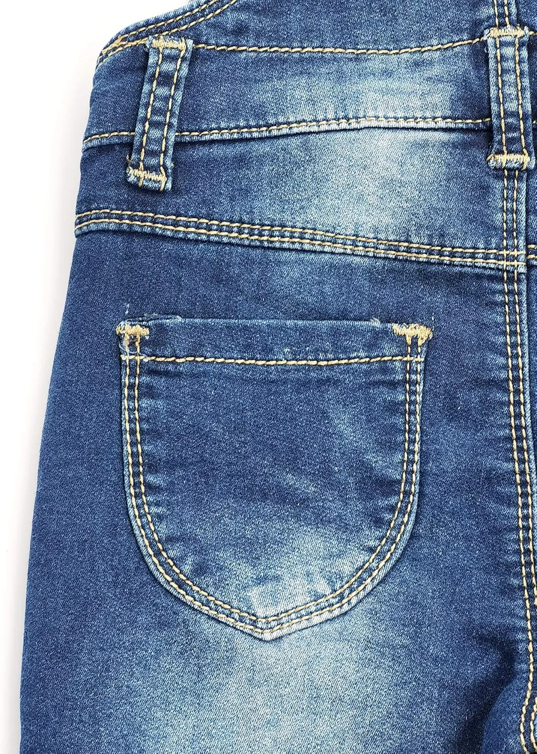 KIDSCOOL SPACE Baby Denim Overall,Toddler Little Soft Cute Jean Jumper