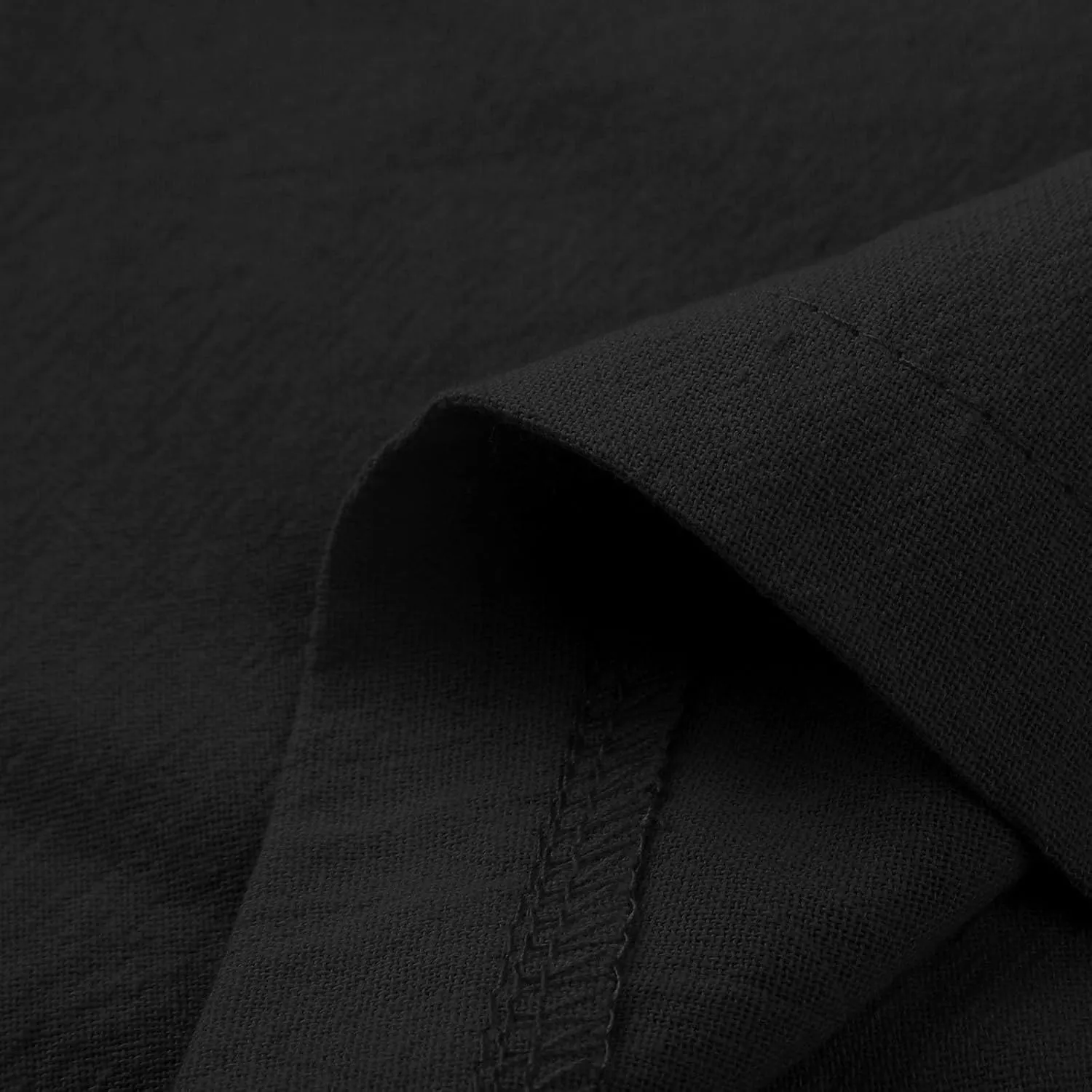 KUIOLYPOER Women's Cotton Linen Pants Summer Wide Leg Casual Loose Drawstring High Waist Palazzo Pants Trousers with Pockets