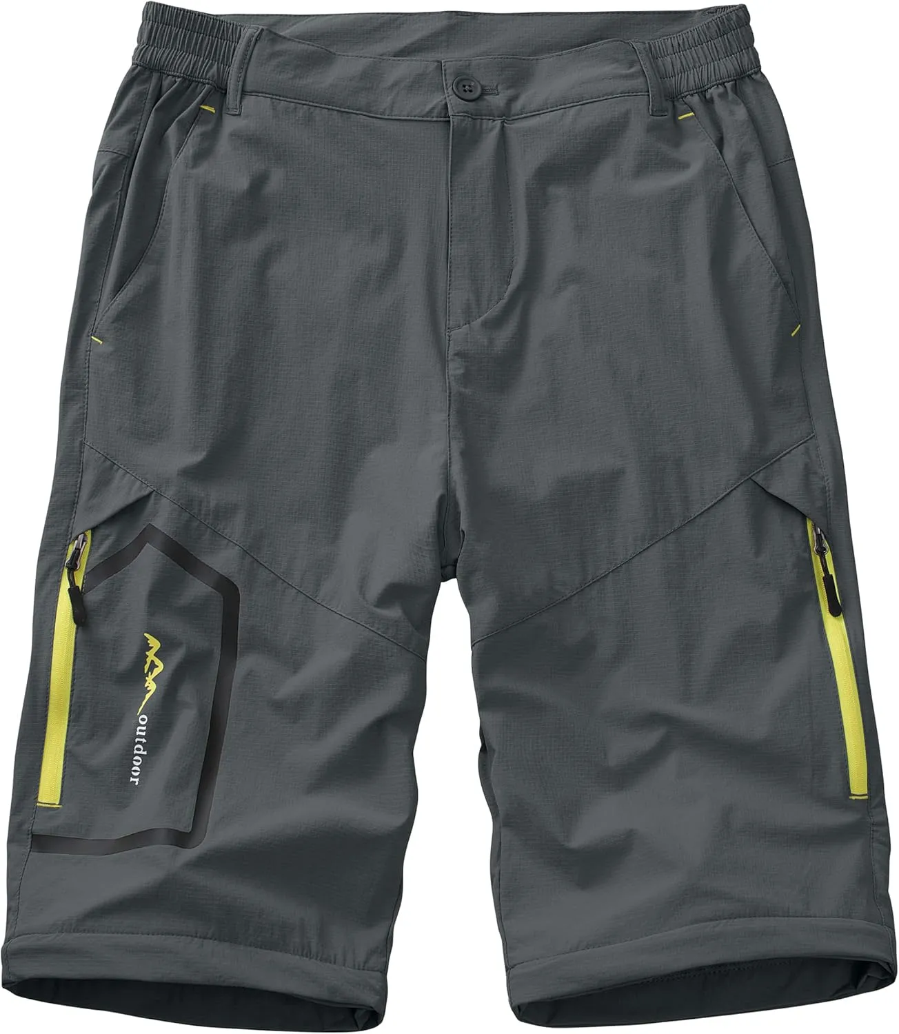 Mens Hiking Pants Convertible Quick Dry Lightweight Zip Off Outdoor Fishing Safari Pants