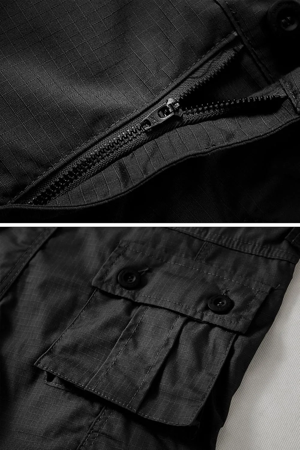 Men's Outdoor Hiking Pants, Tactical Pants Lightweight Casual Work Ripstop Cargo Pants for Men with Pockets