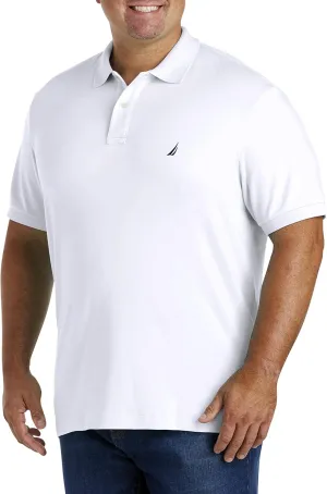 Nautica Men's Classic Fit Short Sleeve Solid Soft Cotton Polo Shirt