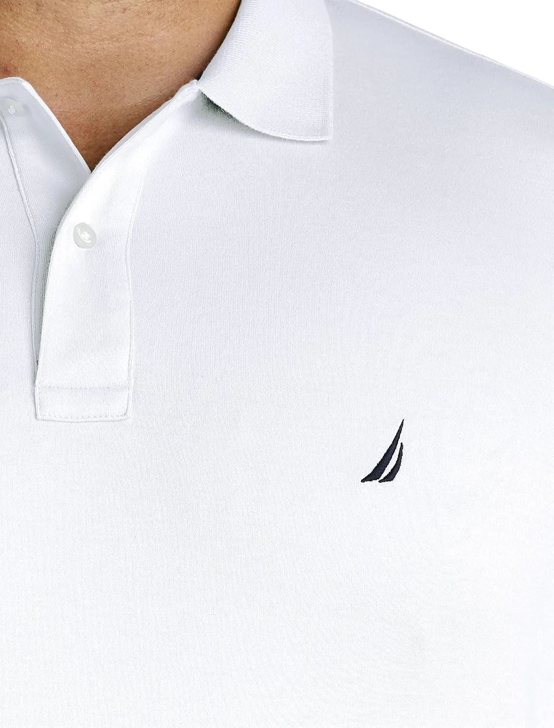 Nautica Men's Classic Fit Short Sleeve Solid Soft Cotton Polo Shirt