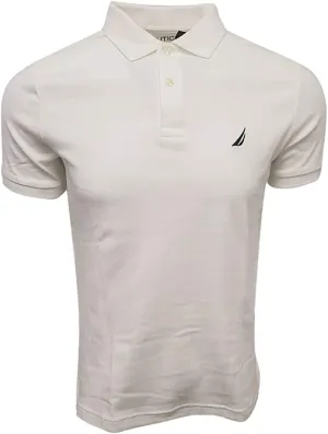 Nautica Men's Slim Fit Short Sleeve Solid Soft Cotton Polo Shirt