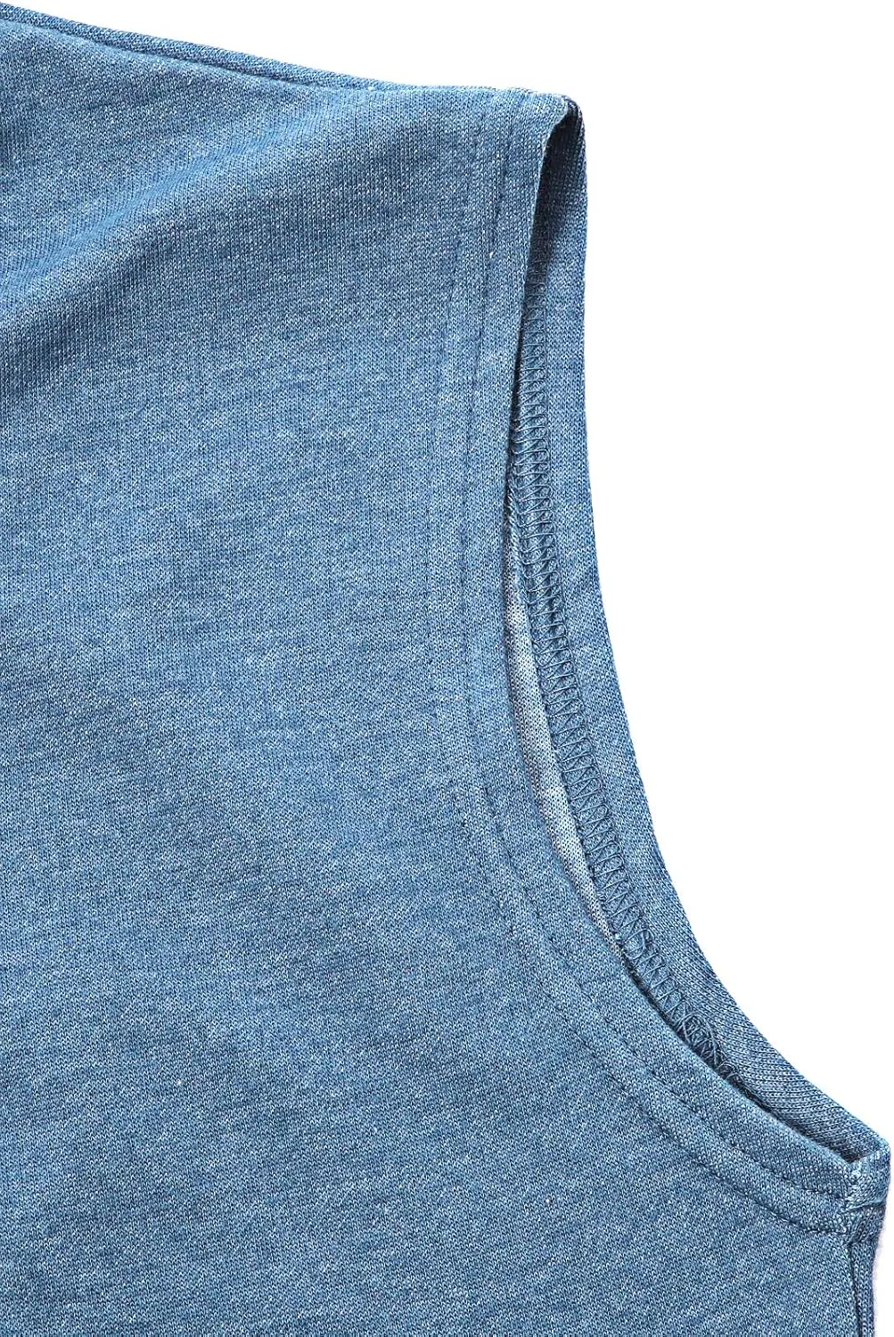 Ohoo Men's Workout Hooded Tank Tops Muscle Cut Off Sleeveless Gym Hoodies
