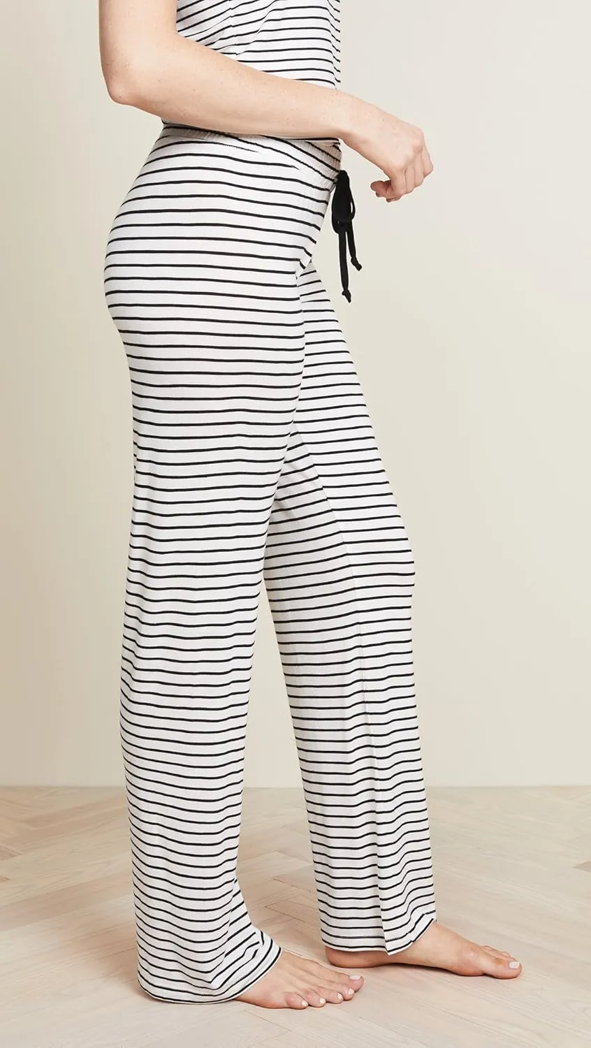 PJ Salvage womens Women's Basic Open Leg Lounge PantPajama Bottom