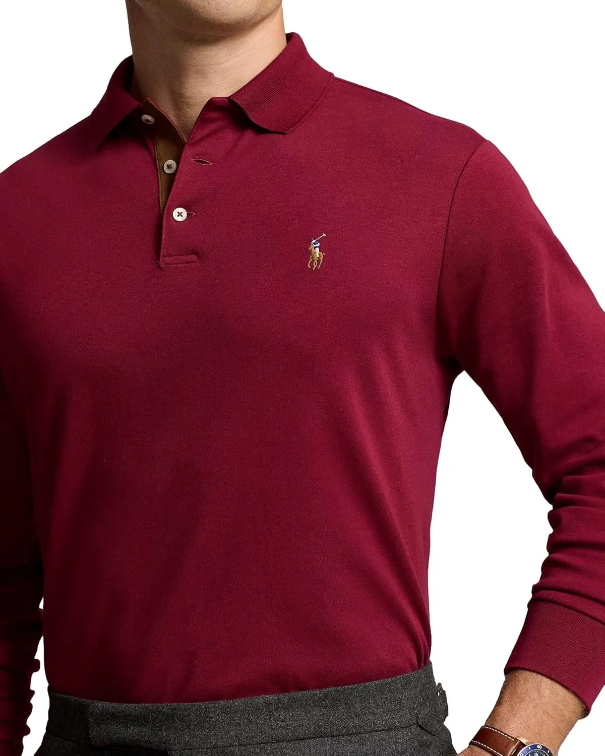Polo Ralph Lauren Classic Fit Long Sleeve Soft Touch Polo