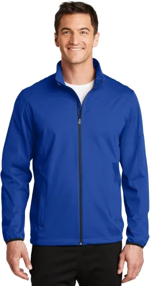 Port Authority Active Soft Shell Jacket. J717, True Royal, XL