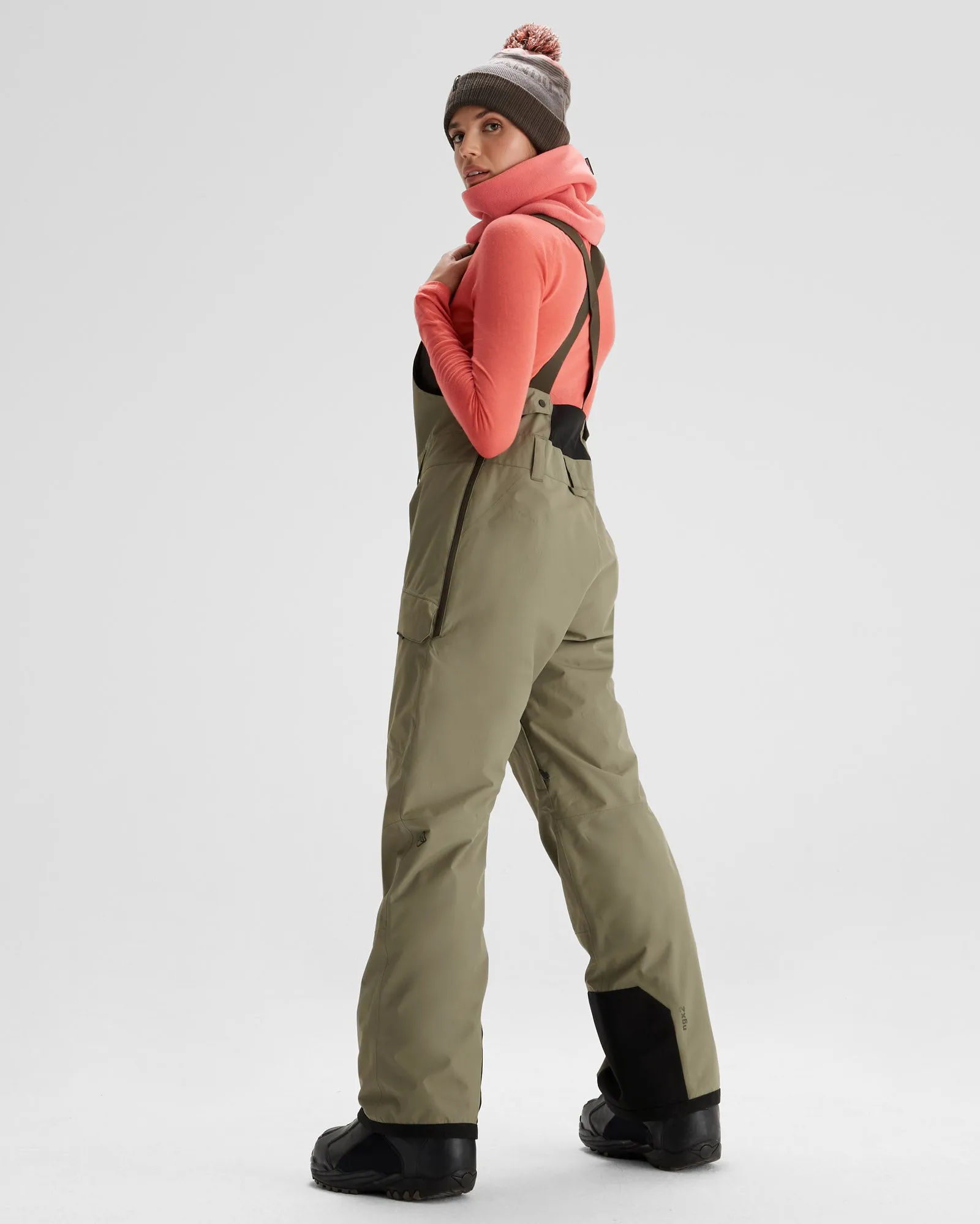 PWDR-Days Women's 2-layer Insulated Bib Pants - Beech