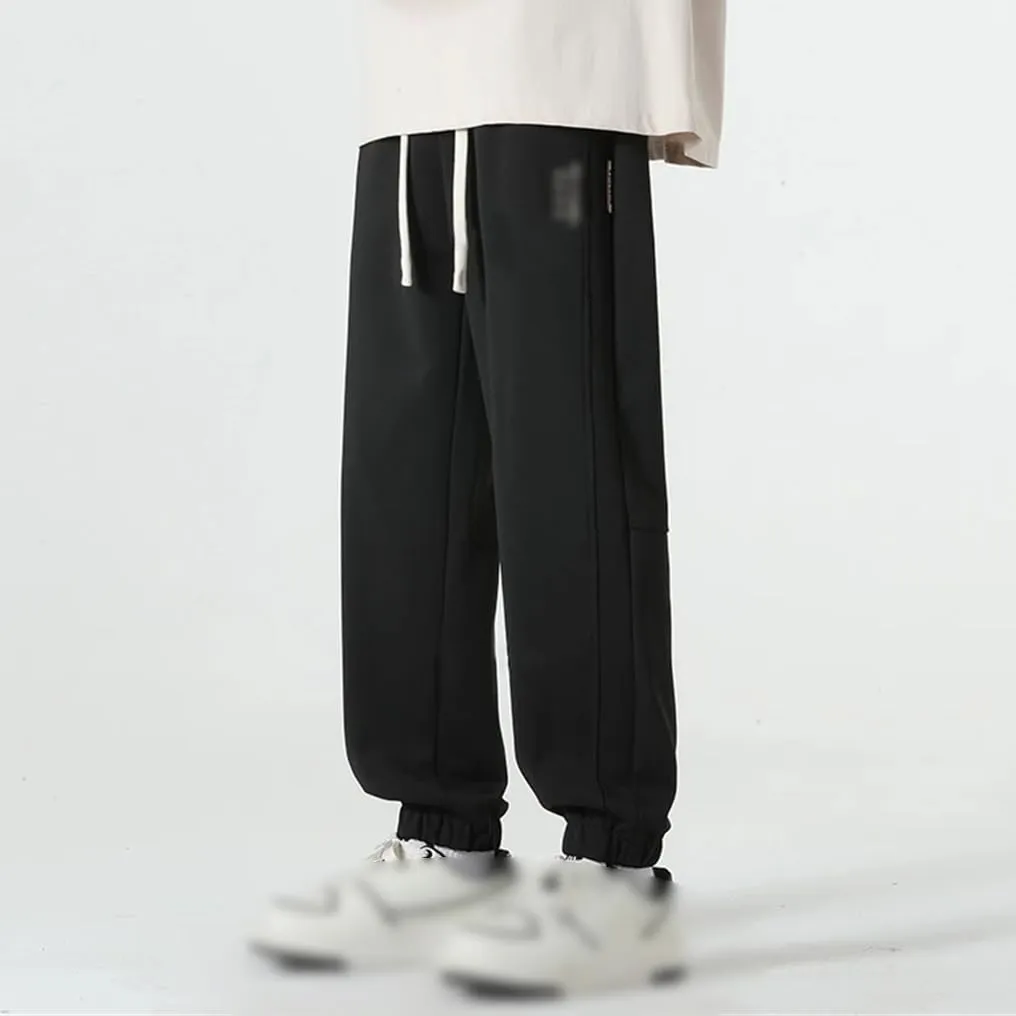 REHJJDFD Men's Casual Sweatpants Street Versatile Harem Pants Casual Warm Trousers Jogging Pant