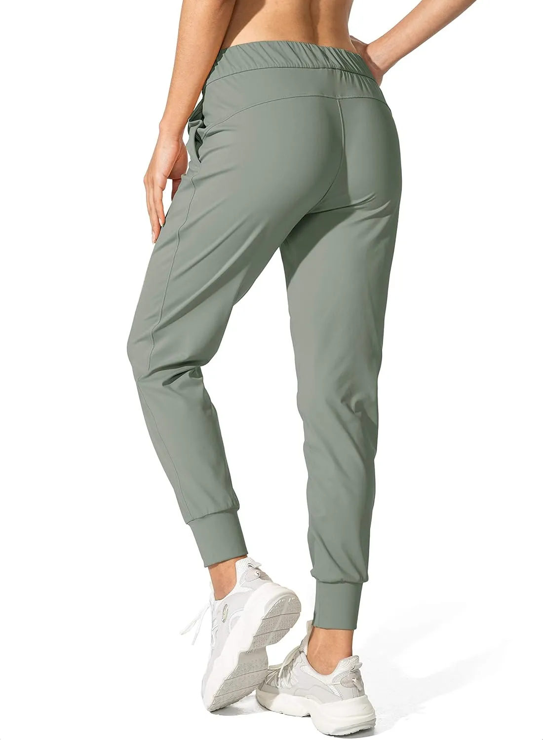 SANTINY Women's Joggers Pants Pockets Drawstring Running Sweatpants for Women Lounge Workout Jogging