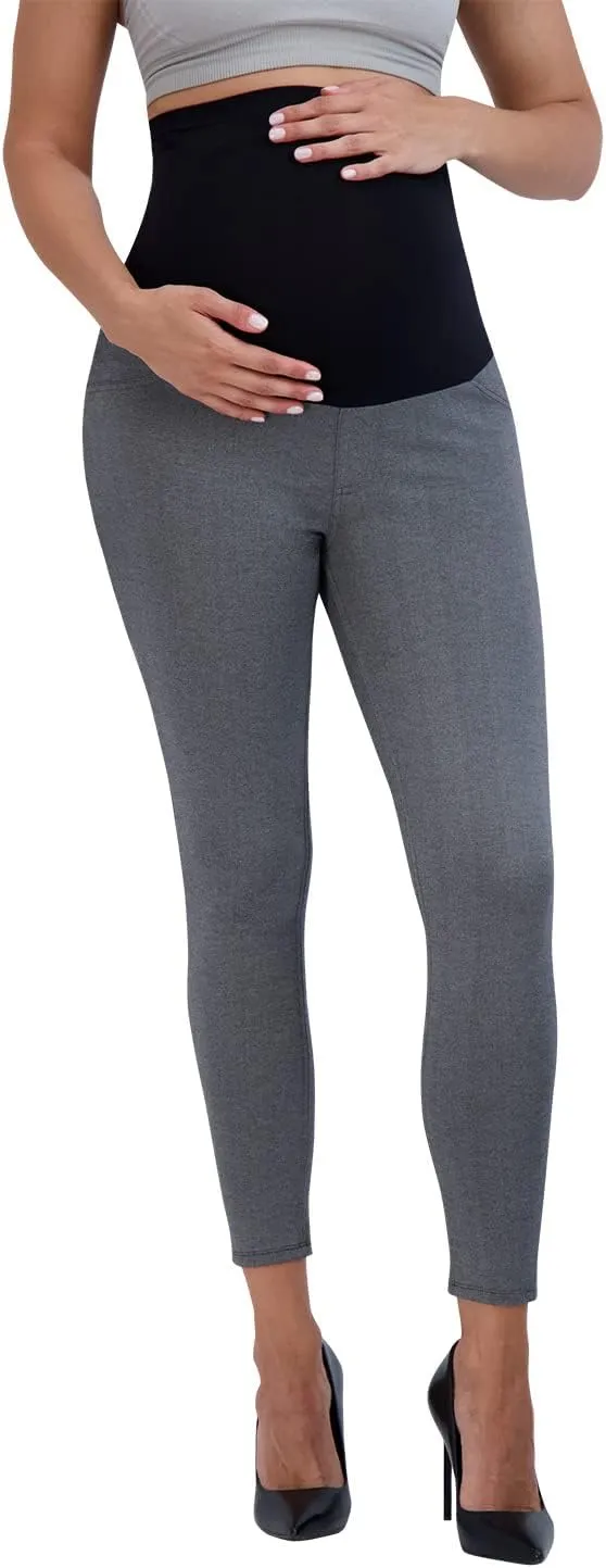Savi Parker Womens Ponte Maternity Leggings with Pockets  Pregnancy Clothes for All Seasons  28 Inseam